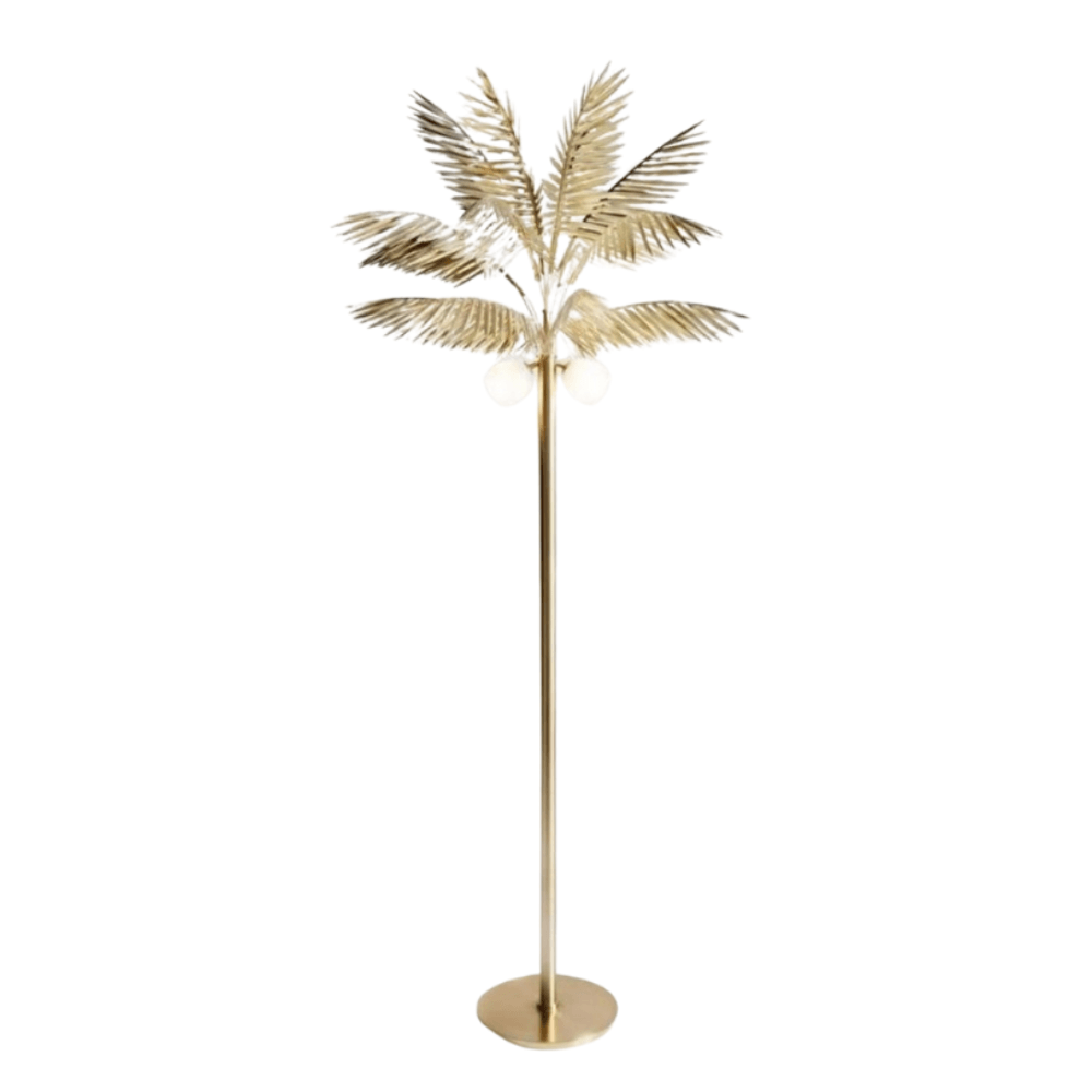 โคมไฟตั้งพื้น DEEPWOOD รุ่น GOLDEN PALM TREE สีทอง 2 หัว